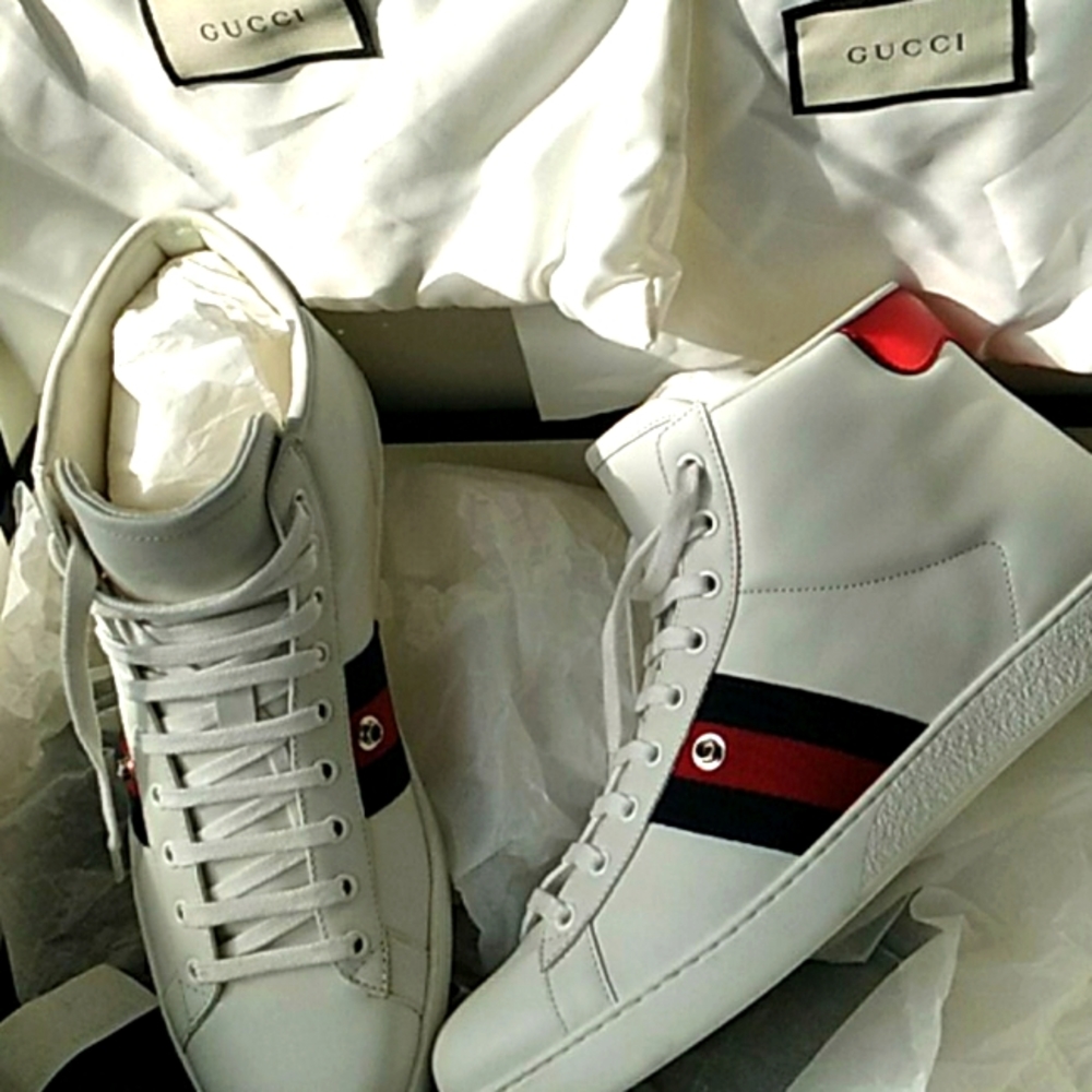 Gucci ace patch shoes